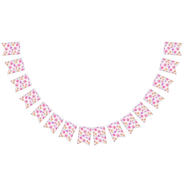 Flower pattern bunting  (All)