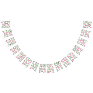 Flower pattern bunting 