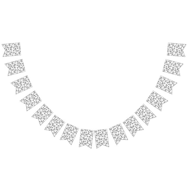 Flower pattern bunting  (All)