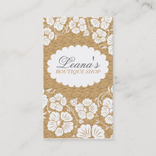 Flower Pattern Business Card