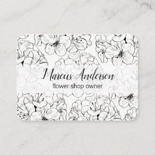 Flower Pattern Business Card