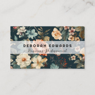 Flower Pattern Business Card