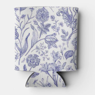 Flower pattern can cooler