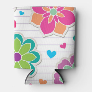 Flower pattern can cooler