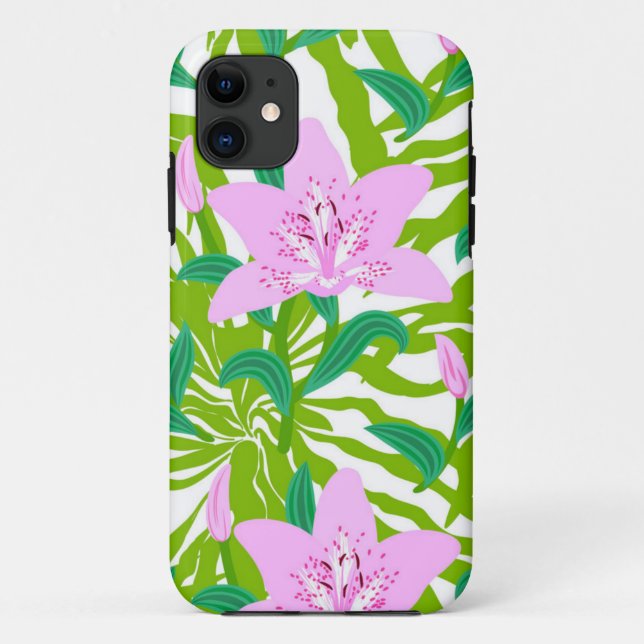 Flower pattern Case-Mate iPhone case (Back)