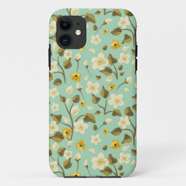 Flower pattern Case-Mate iPhone case (Back)
