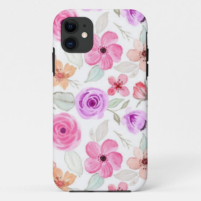 Flower pattern Case-Mate iPhone case (Back)