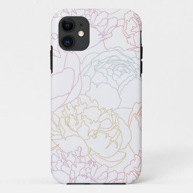 Flower pattern Case-Mate iPhone case (Back)