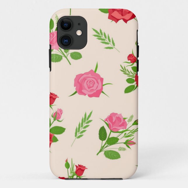 Flower pattern Case-Mate iPhone case (Back)