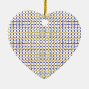 Flower Pattern Ceramic Tree Decoration