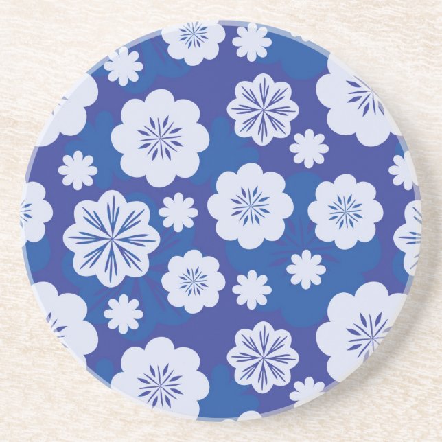 flower pattern coaster (Front)