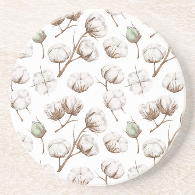 Flower pattern coaster (Front)