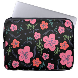Flower pattern colourful beautiful Laptop Sleeve