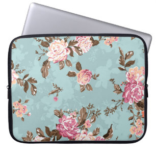 flower pattern design textile illustrationart,back laptop sleeve