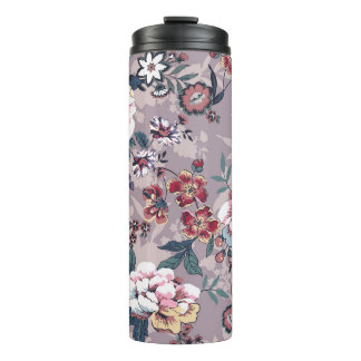flower pattern design textile illustrationart,desi thermal tumbler