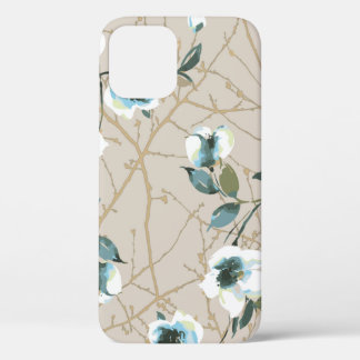 flower pattern design textile illustrationart,patt iPhone 12 case