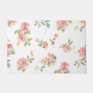 Flower pattern doormat