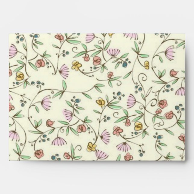 Flower pattern envelope (Front)