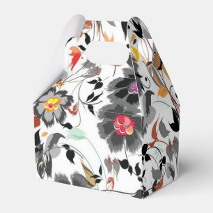 Flower pattern favour box