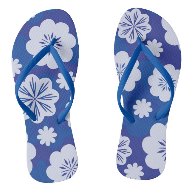 flower pattern jandals (Footbed)