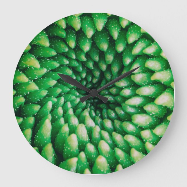 Flower Pattern Large Clock (Front)