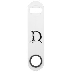 Flower Pattern Letter D