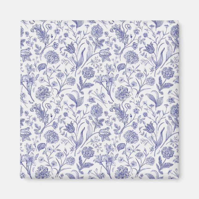 Flower pattern magnet (Front)