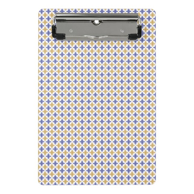 Flower Pattern Mini Clipboard (Front)