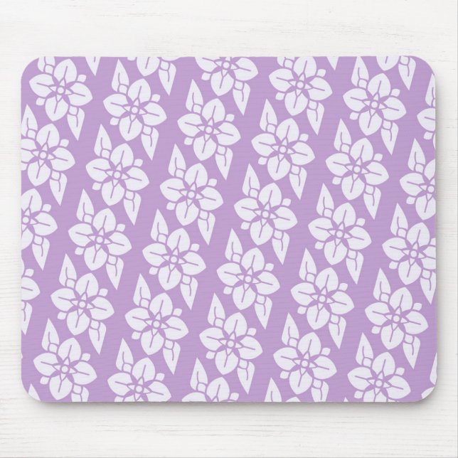 Flower Pattern Mouse Pad (Front)