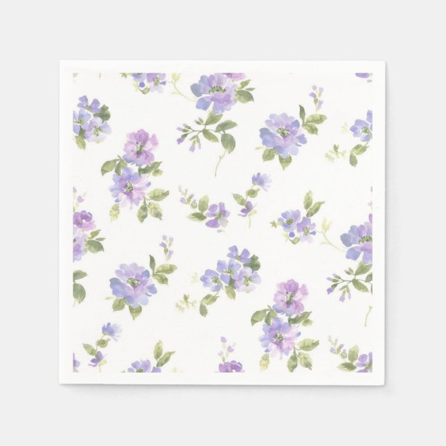 Flower pattern napkin (Front)