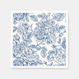 Flower pattern napkin