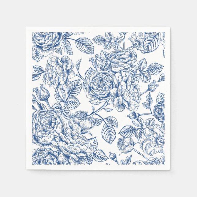 Flower pattern napkin (Front)