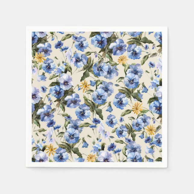 Flower pattern napkin (Front)