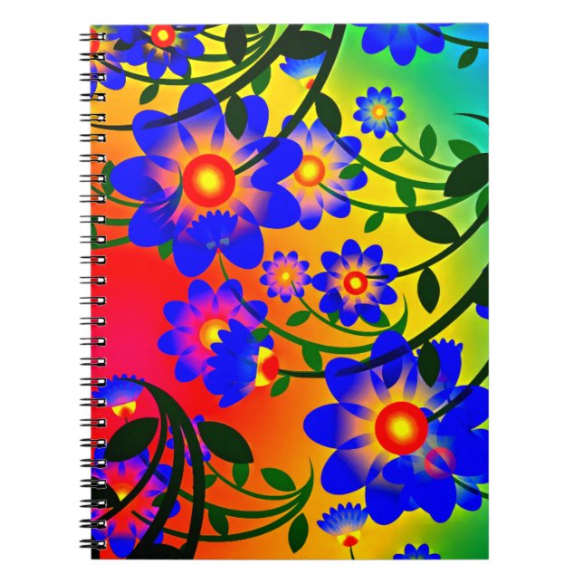 Flower Pattern Notebook (Front)