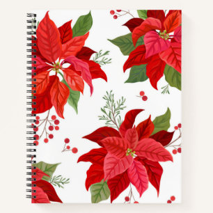 Flower pattern notebook