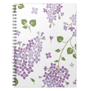 Flower pattern notebook