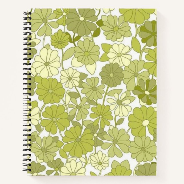 Flower pattern notebook (Front)
