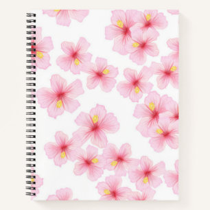 Flower pattern notebook