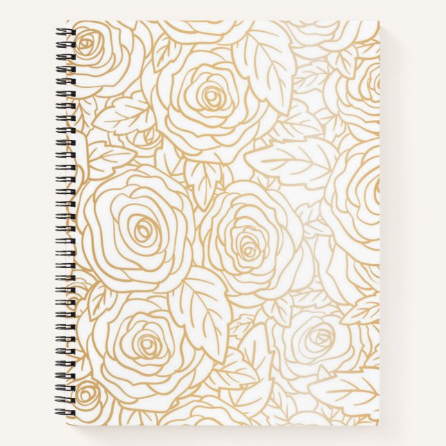 Flower pattern notebook (Front)