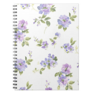 Flower pattern notebook