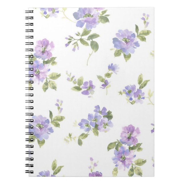Flower pattern notebook (Front)