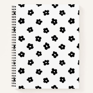 Flower pattern notebook