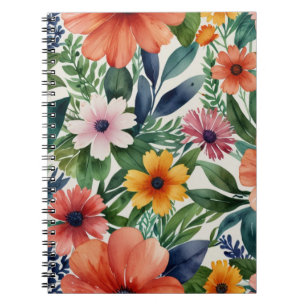 Flower Pattern Notebook