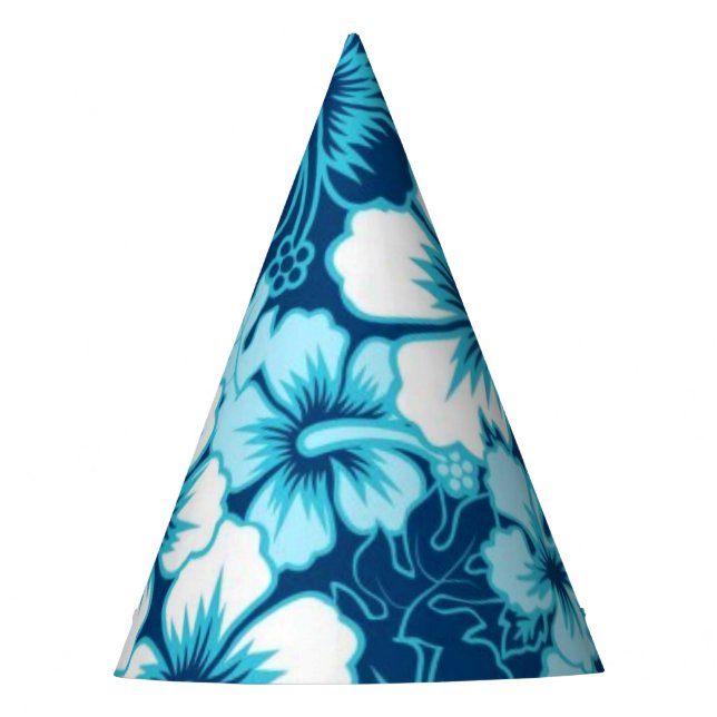 Flower pattern party hat (Front)