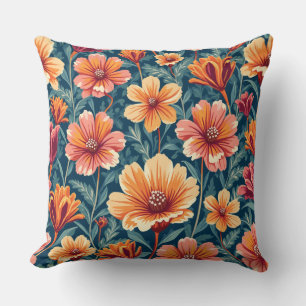 flower pattern pillow cushion