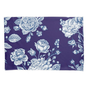 Flower pattern pillowcase