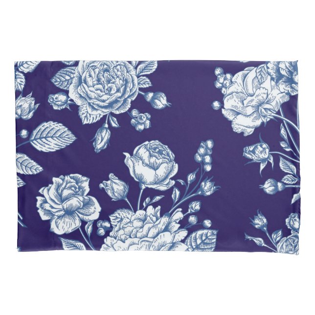 Flower pattern pillowcase (Front)