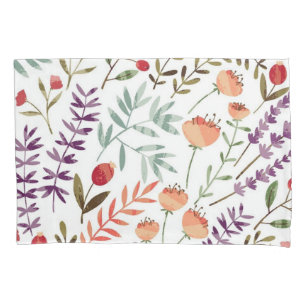 Flower pattern pillowcase
