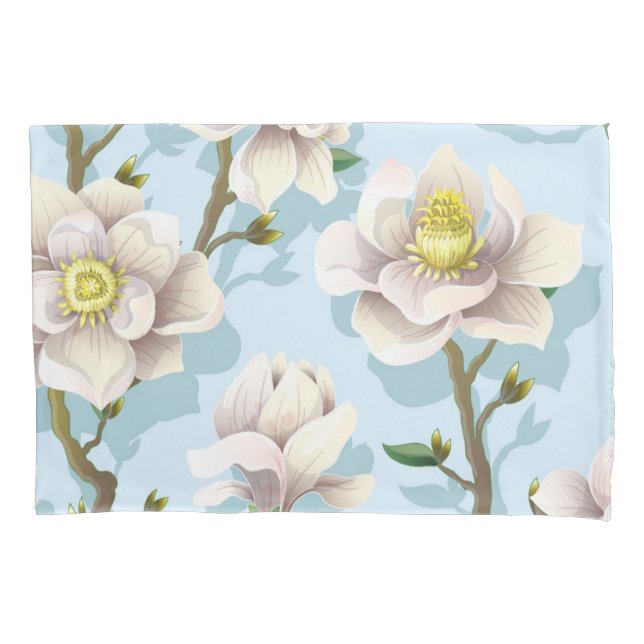 Flower pattern pillowcase (Front)