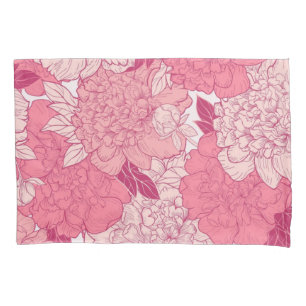 Flower pattern pillowcase